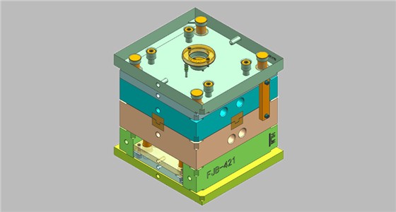 汽车模具五菱CN201支架3D模具