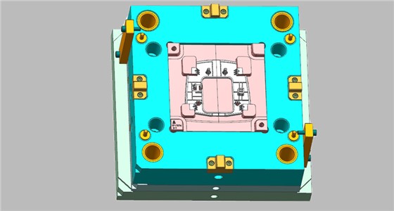 汽车模具五菱CN201支架3D模具1